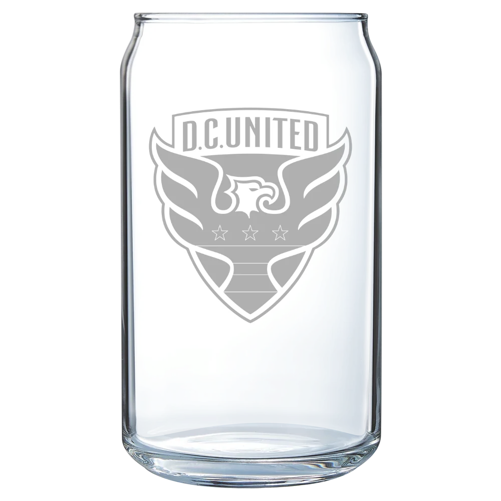 D.C. United Polar Camel 16 oz. Can Glass