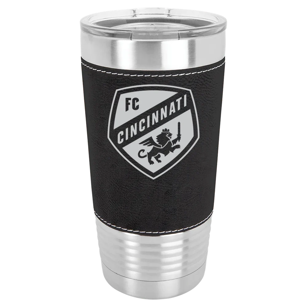 FC Cincinnati Polar Camel 20 oz. Leatherette Grip Tumbler with Standard Lid