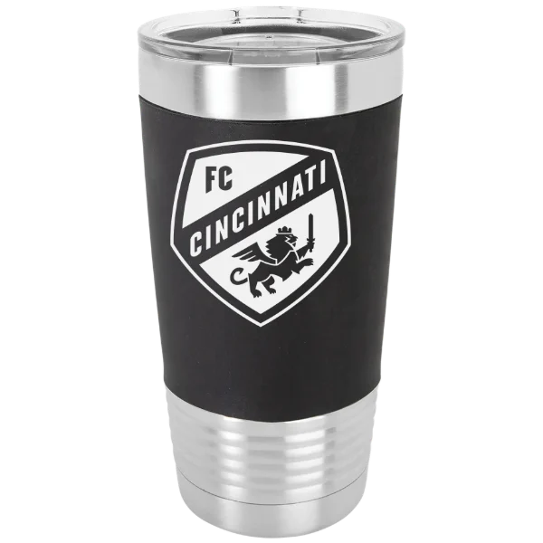 FC Cincinnati Polar Camel 20 oz. Silicone Grip Tumbler with Standard Lid