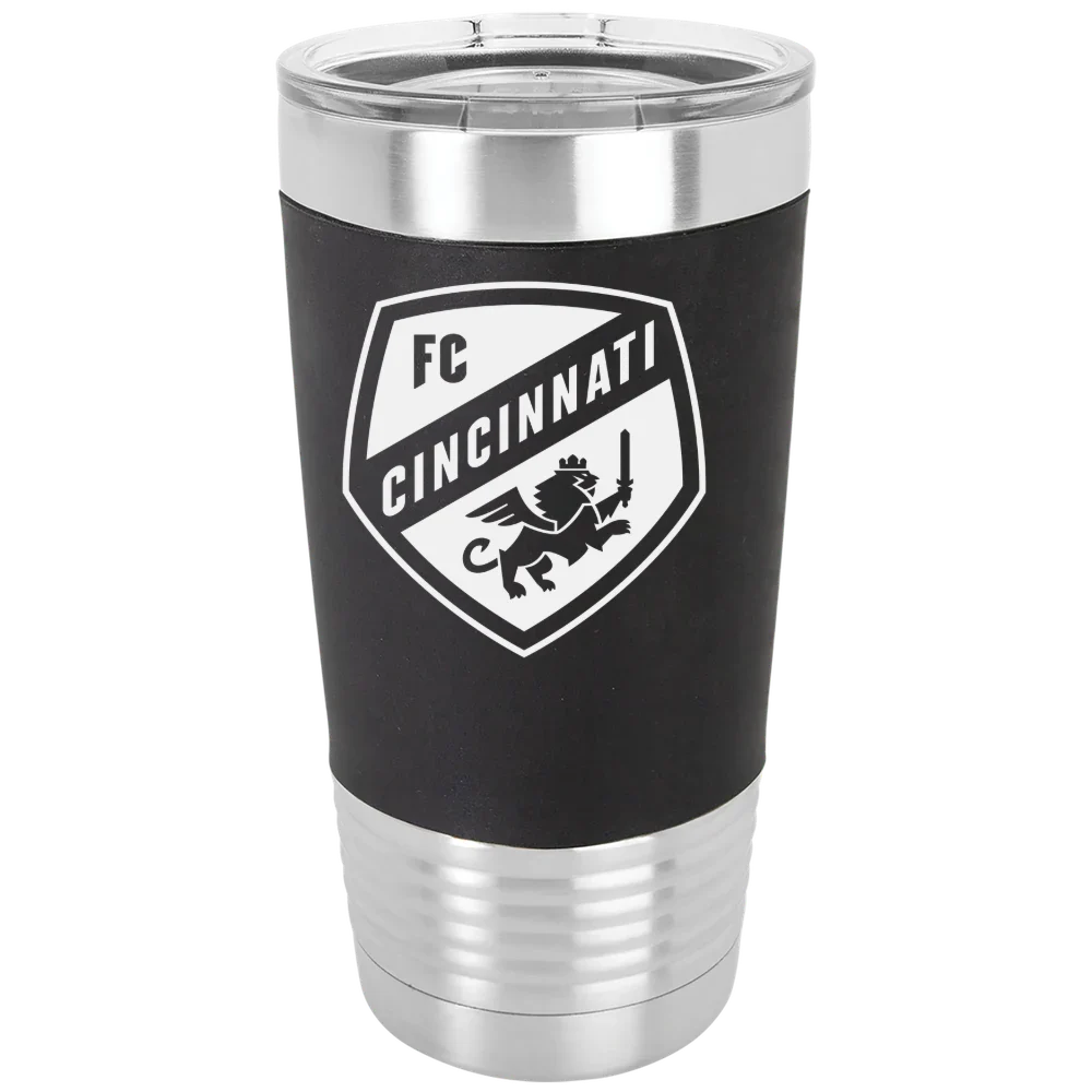 FC Cincinnati Polar Camel 20 oz. Silicone Grip Tumbler with Standard Lid