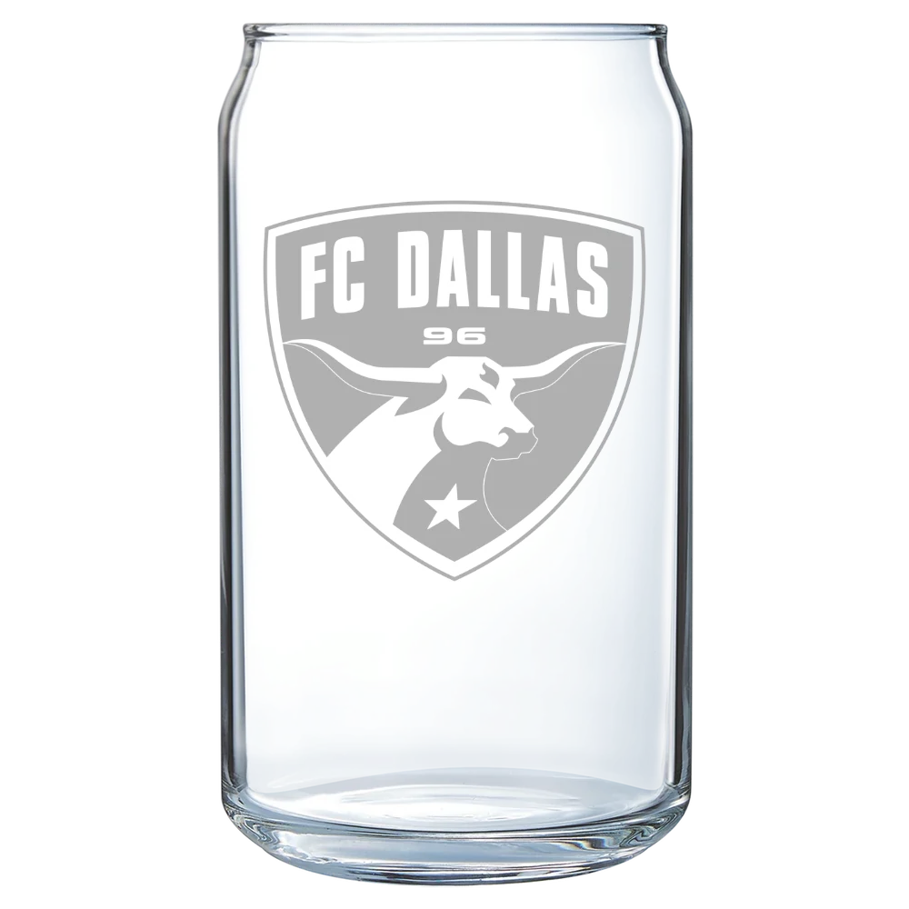 FC Dallas Polar Camel 16 oz. Can Glass