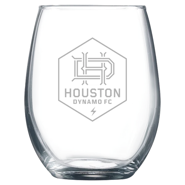 Houston Dynamo FC Polar Camel 9 oz. Stemless Wine Glass