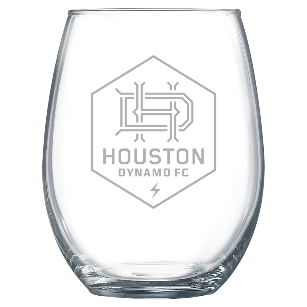 Houston Dynamo FC Polar Camel 15 oz. Stemless Wine Glass