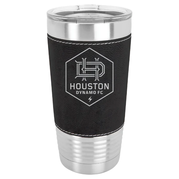 Houston Dynamo FC Polar Camel 20 oz. Leatherette Grip Tumbler with Standard Lid