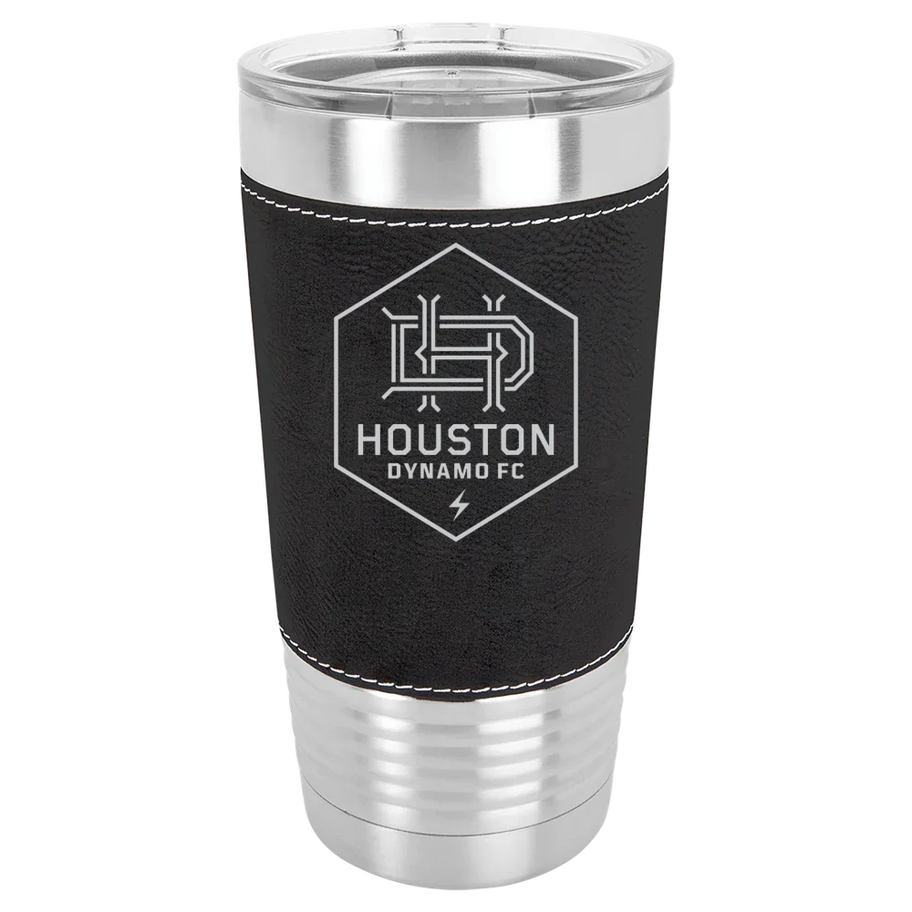 Houston Dynamo FC Polar Camel 20 oz. Leatherette Grip Tumbler with Standard Lid