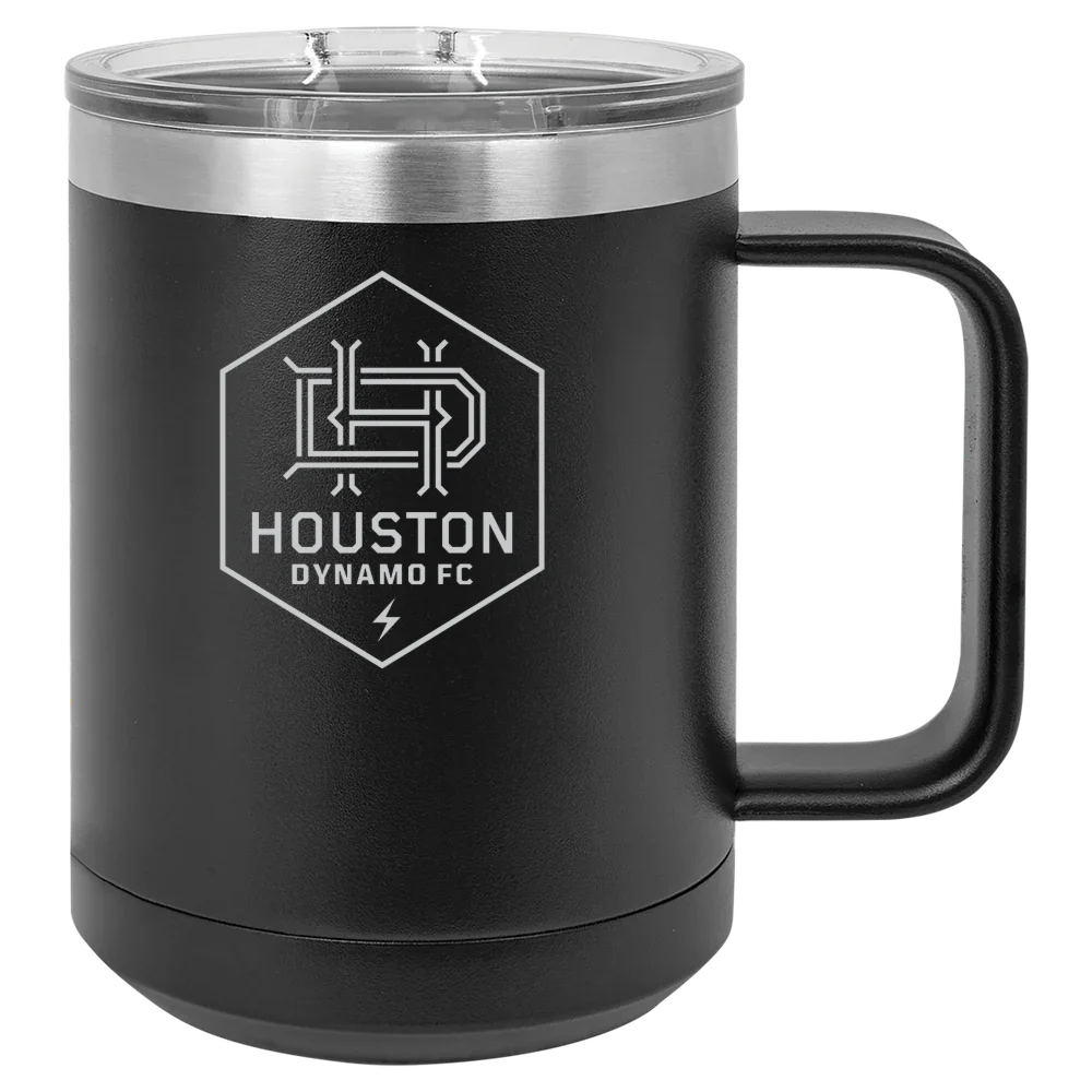 Houston Dynamo FC Polar Camel 15 oz. Mug with Slider Lid