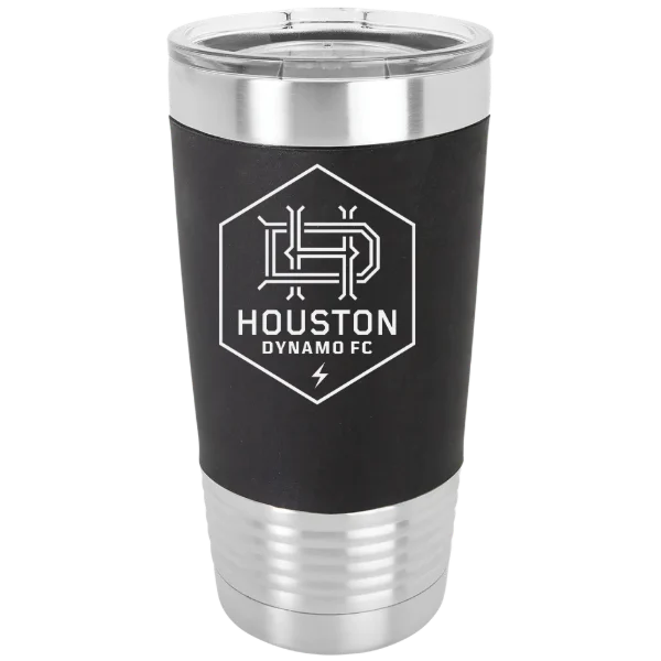 Houston Dynamo FC Polar Camel 20 oz. Silicone Grip Tumbler with Standard Lid