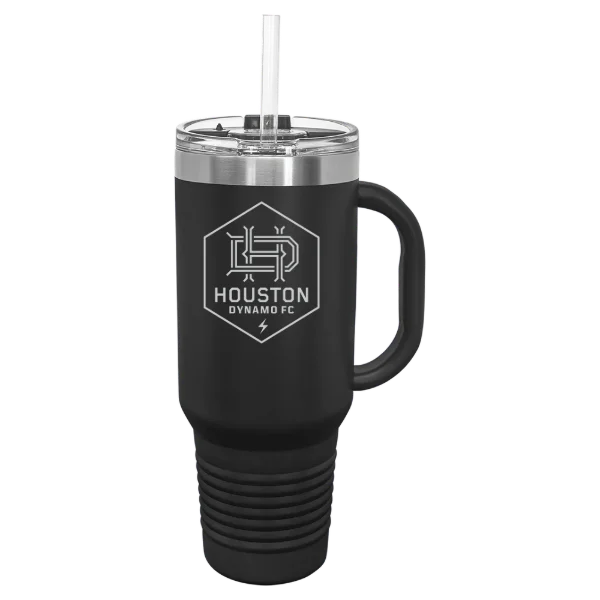 Houston Dynamo FC Polar Camel 40 oz. Travel Mug with Snap Lid & Straw