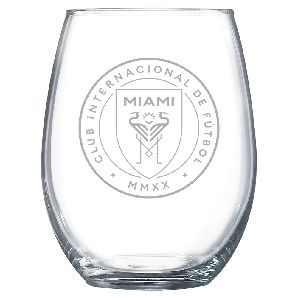 Inter Miami CF Polar Camel 15 oz. Stemless Wine Glass