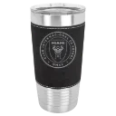 Inter Miami CF Polar Camel 20 oz. Leatherette Grip Tumbler with Standard Lid