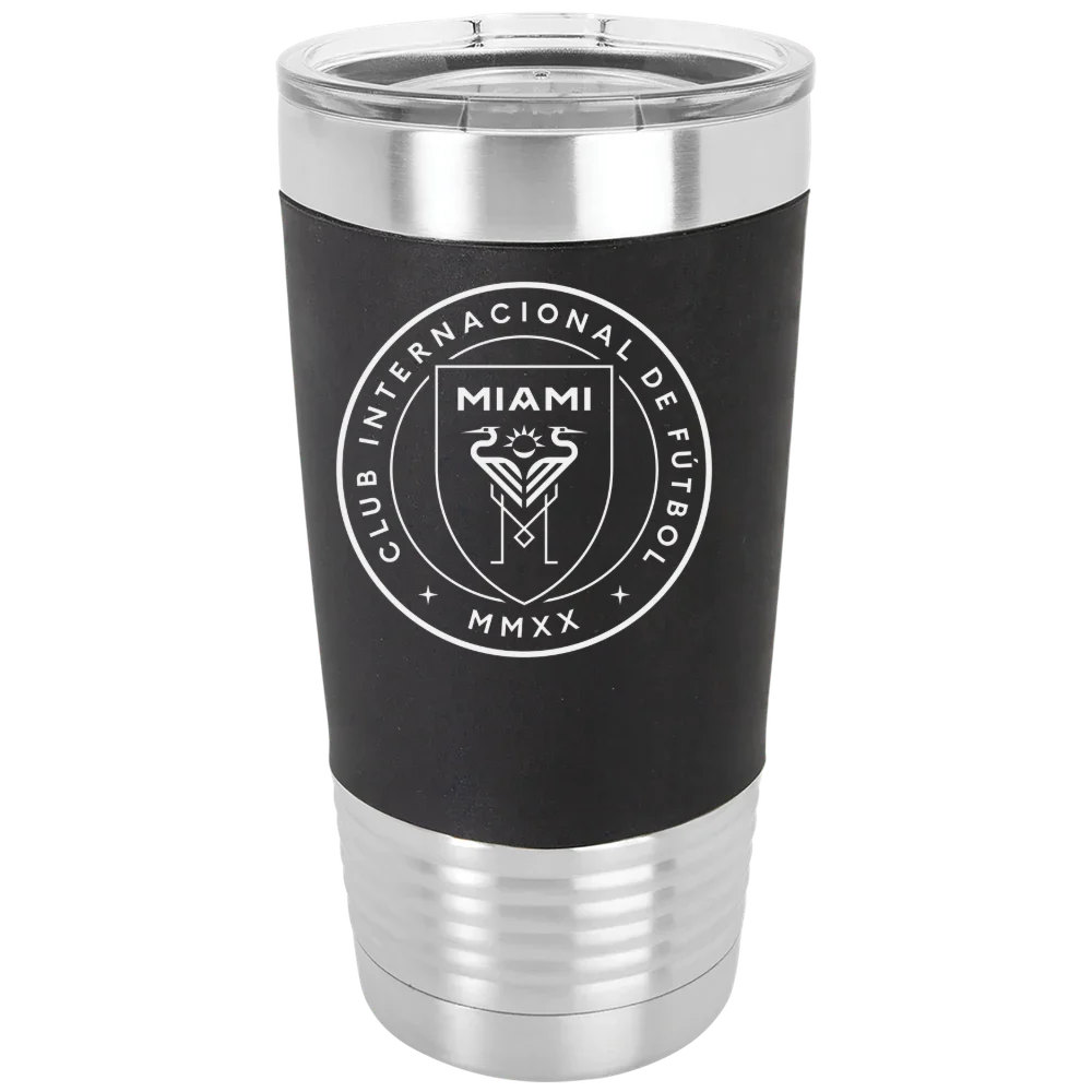 Inter Miami CF Polar Camel 20 oz. Silicone Grip Tumbler with Standard Lid