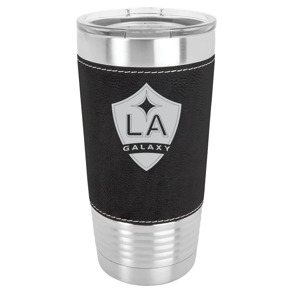 LA Galaxy Polar Camel 20 oz. Leatherette Grip Tumbler with Standard Lid