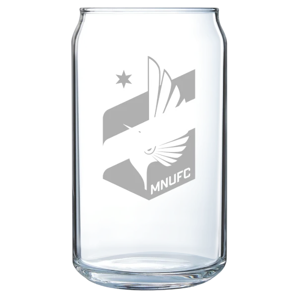 Minnesota United FC Polar Camel 16 oz. Can Glass