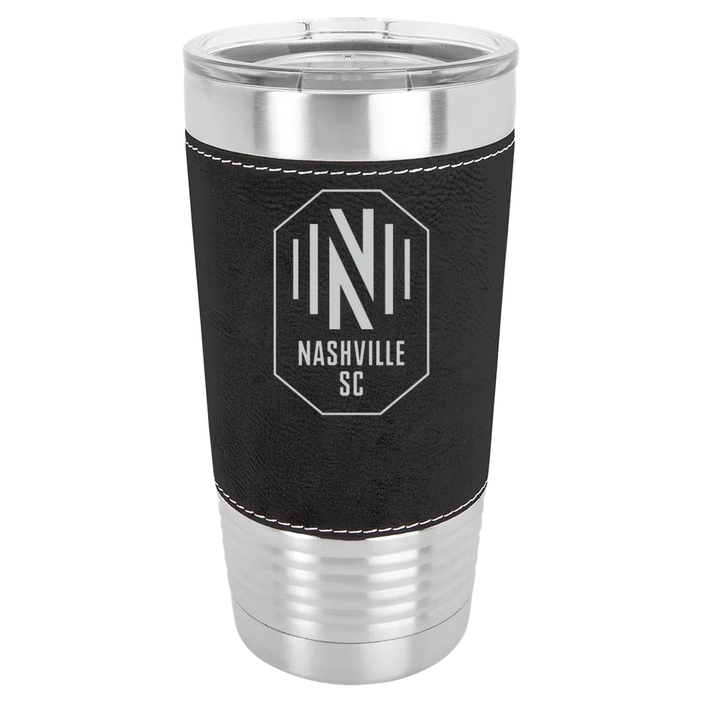 Nashville SC Polar Camel 20 oz. Leatherette Grip Tumbler with Standard Lid