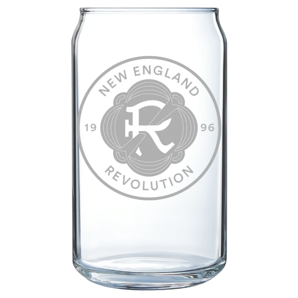 New England Revolution Polar Camel 16 oz. Can Glass
