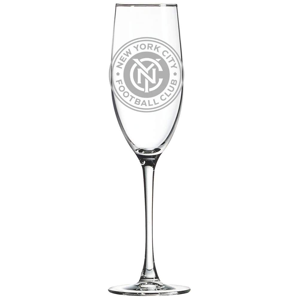 New York City FC Polar Camel 8 oz. Champagne Flute