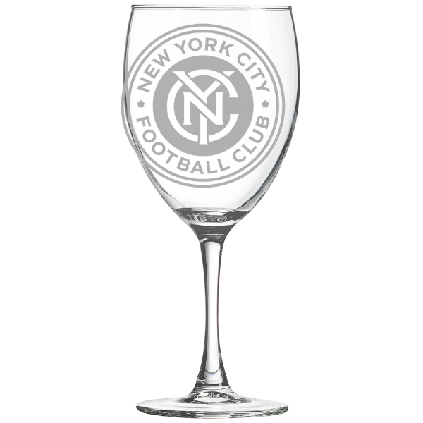 New York City FC Polar Camel 10 1/2 oz. Wine Glass