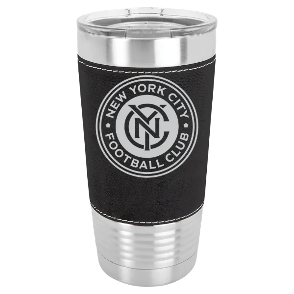 New York City FC Polar Camel 20 oz. Leatherette Grip Tumbler with Standard Lid