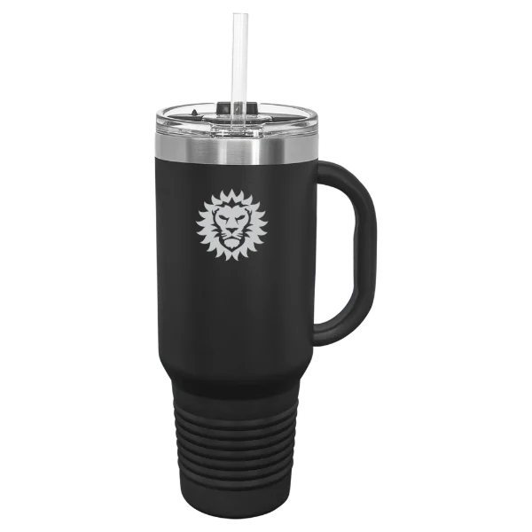 Orlando City Polar Camel 40 oz. Travel Mug with Snap Lid & Straw