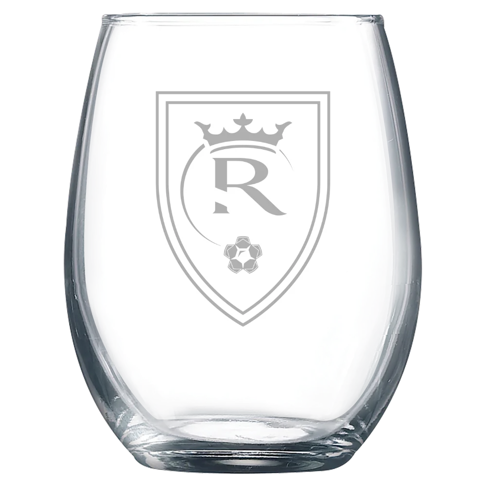 Real Salt Lake Polar Camel 9 oz. Stemless Wine Glass