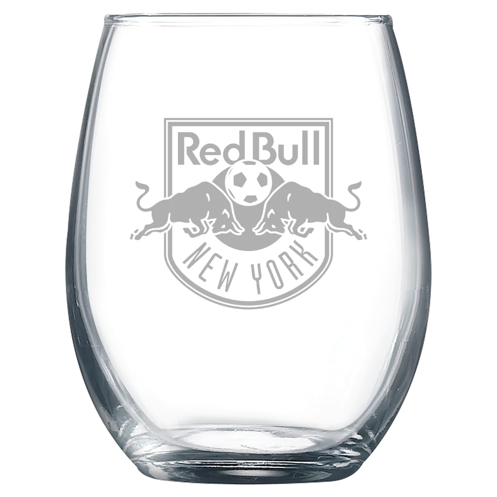 Red Bull New York Polar Camel 9 oz. Stemless Wine Glass