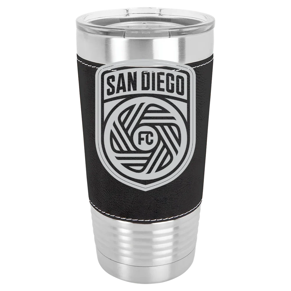 San Diego FC Polar Camel 20 oz. Leatherette Grip Tumbler with Standard Lid