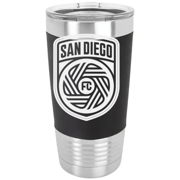 San Diego FC Polar Camel 20 oz. Silicone Grip Tumbler with Standard Lid