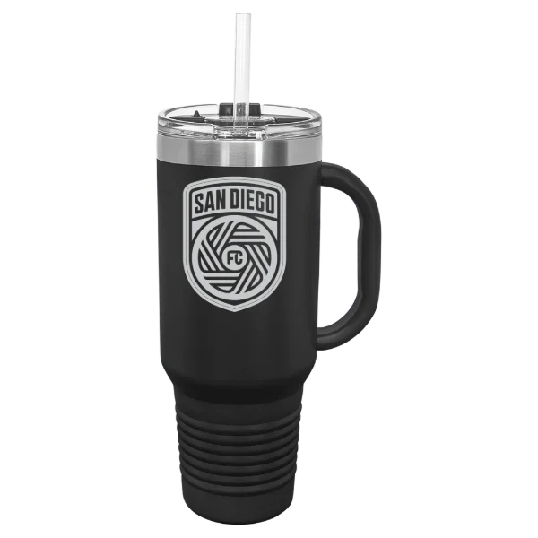 San Diego FC Polar Camel 40 oz. Travel Mug with Snap Lid & Straw