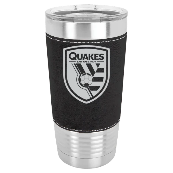 San Jose Earthquakes Polar Camel 20 oz. Leatherette Grip Tumbler with Standard Lid