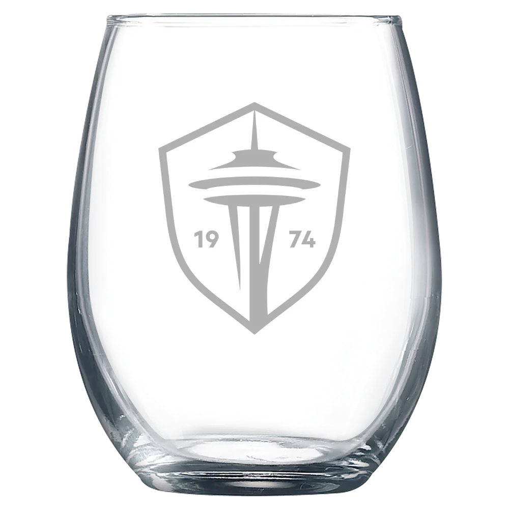Seattle Sounders FC Polar Camel 9 oz. Stemless Wine Glass