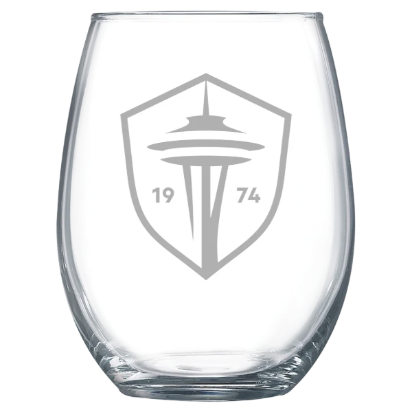 Seattle Sounders FC Polar Camel 15 oz. Stemless Wine Glass