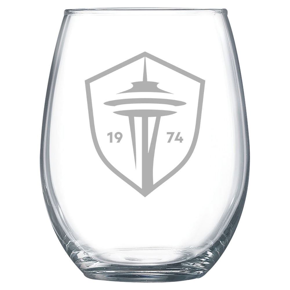 Seattle Sounders FC Polar Camel 15 oz. Stemless Wine Glass