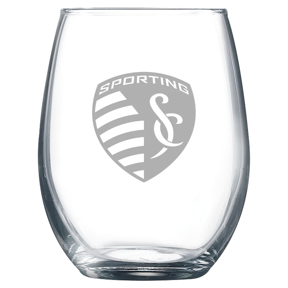 Sporting Kansas City Polar Camel 9 oz. Stemless Wine Glass