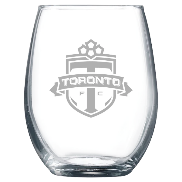 Toronto FC Polar Camel 9 oz. Stemless Wine Glass
