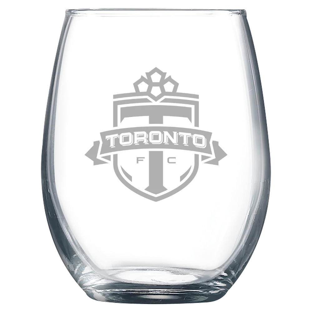 Toronto FC Polar Camel 9 oz. Stemless Wine Glass