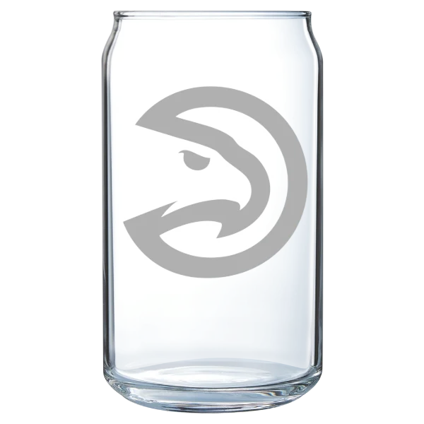 Atlanta Hawks Polar Camel 16 oz. Can Glass