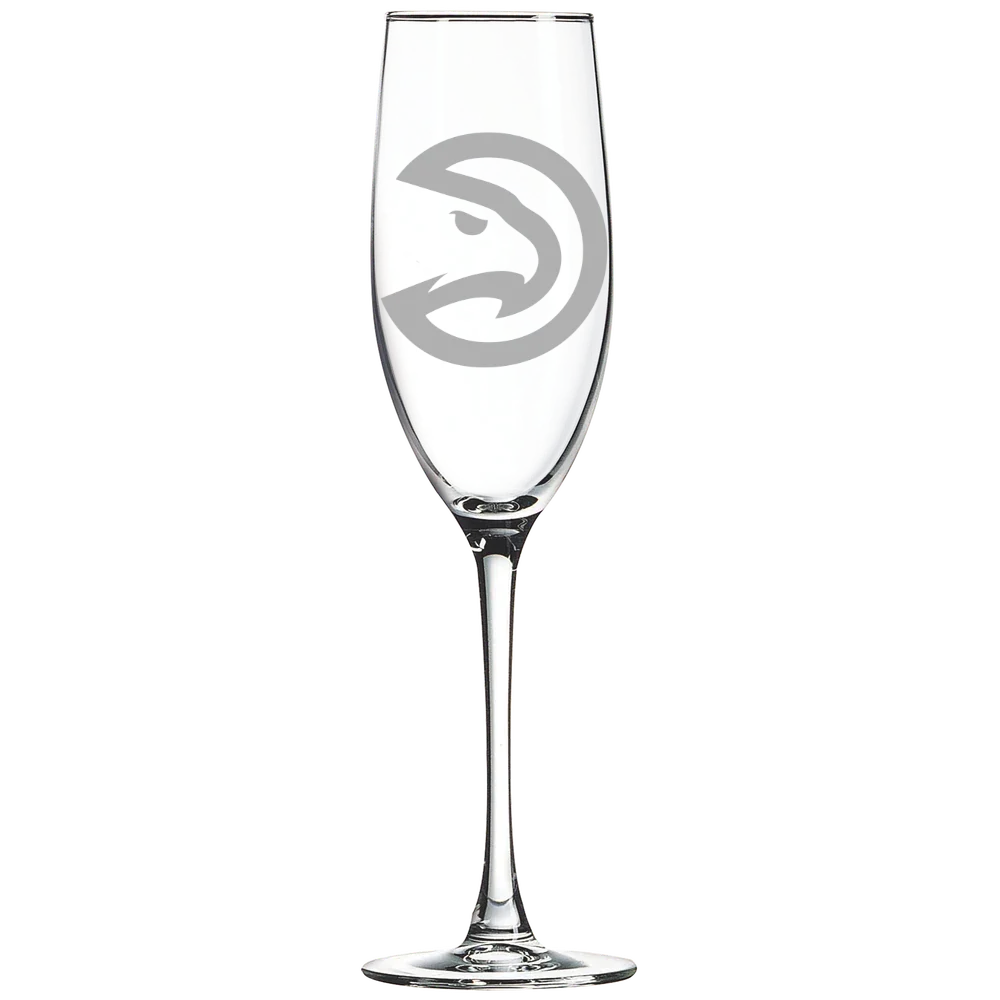 Atlanta Hawks Polar Camel 8 oz. Champagne Flute