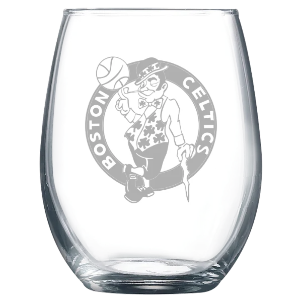 Boston Celtics Polar Camel 9 oz. Stemless Wine Glass