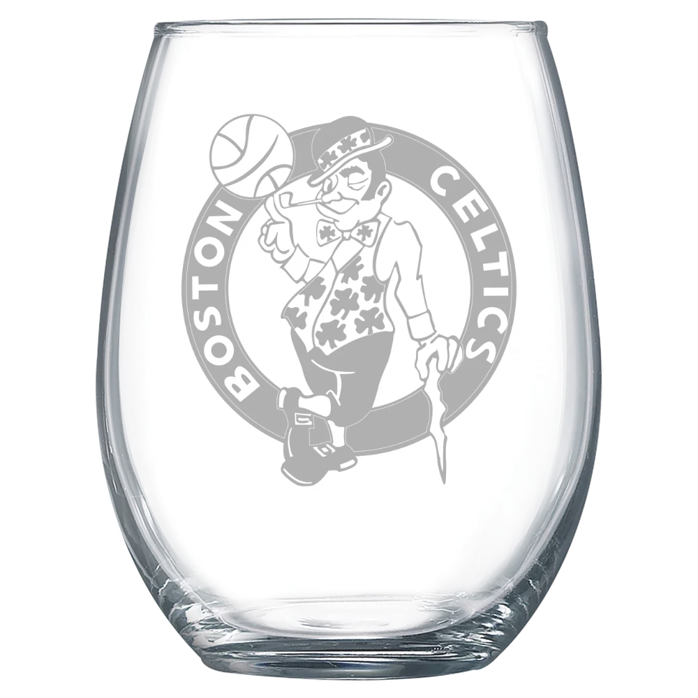 Boston Celtics Polar Camel 15 oz. Stemless Wine Glass