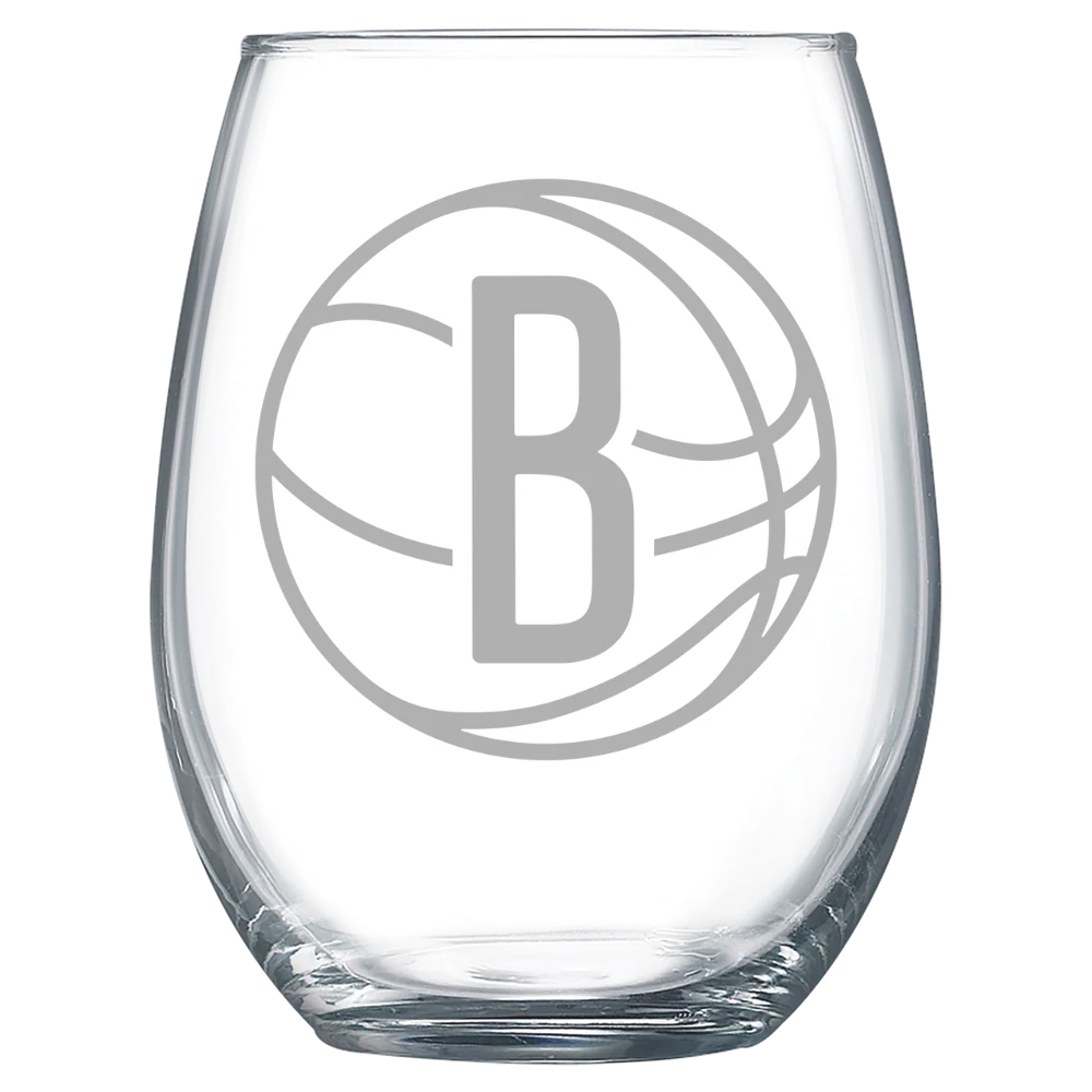 Brooklyn Nets Polar Camel 15 oz. Stemless Wine Glass