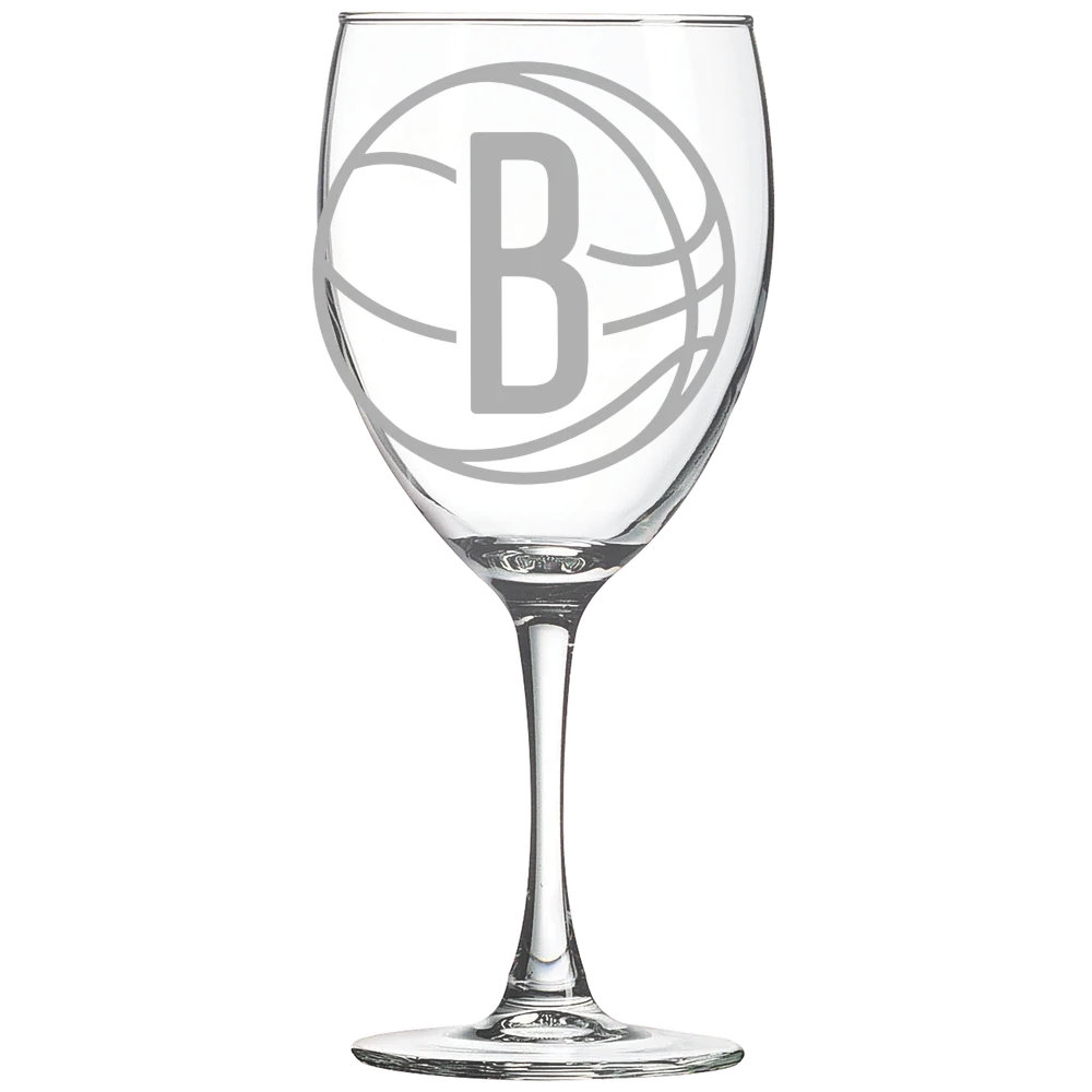 Brooklyn Nets Polar Camel 10 1/2 oz. Wine Glass