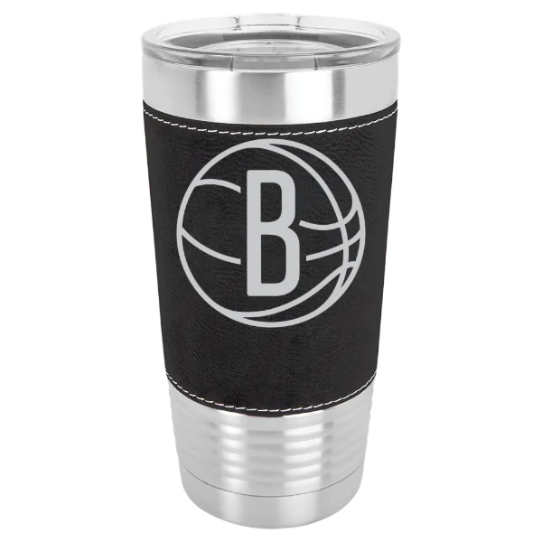 Brooklyn Nets Polar Camel 20 oz. Leatherette Grip Tumbler with Standard Lid