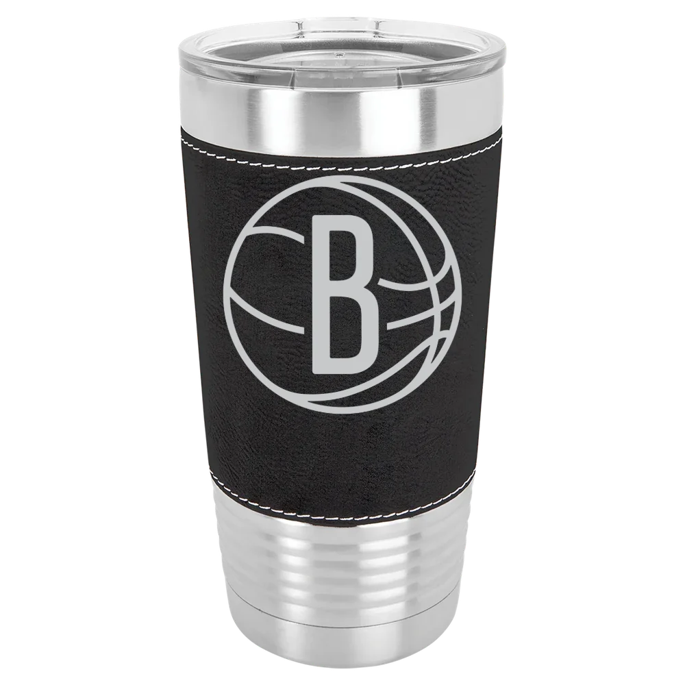 Brooklyn Nets Polar Camel 20 oz. Leatherette Grip Tumbler with Standard Lid