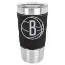 Brooklyn Nets Polar Camel 20 oz. Leatherette Grip Tumbler with Standard Lid