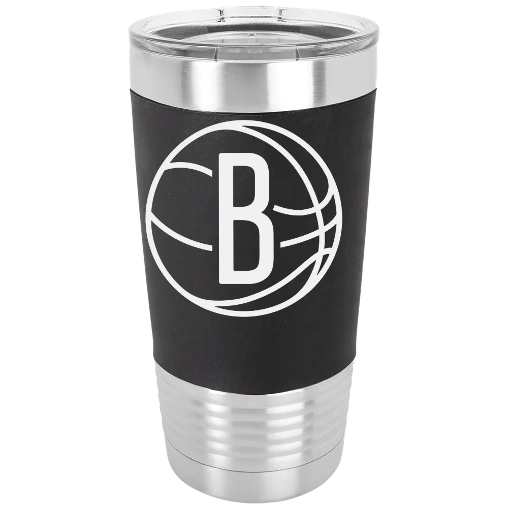Brooklyn Nets Polar Camel 20 oz. Silicone Grip Tumbler with Standard Lid