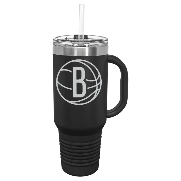 Brooklyn Nets Polar Camel 40 oz. Travel Mug with Snap Lid & Straw