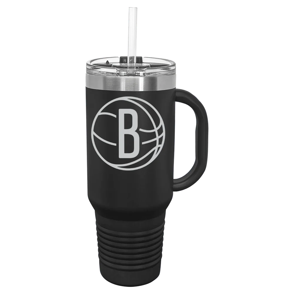 Brooklyn Nets Polar Camel 40 oz. Travel Mug with Snap Lid & Straw