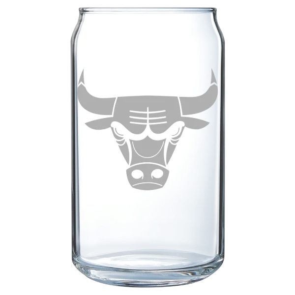 Chicago Bulls Polar Camel 16 oz. Can Glass