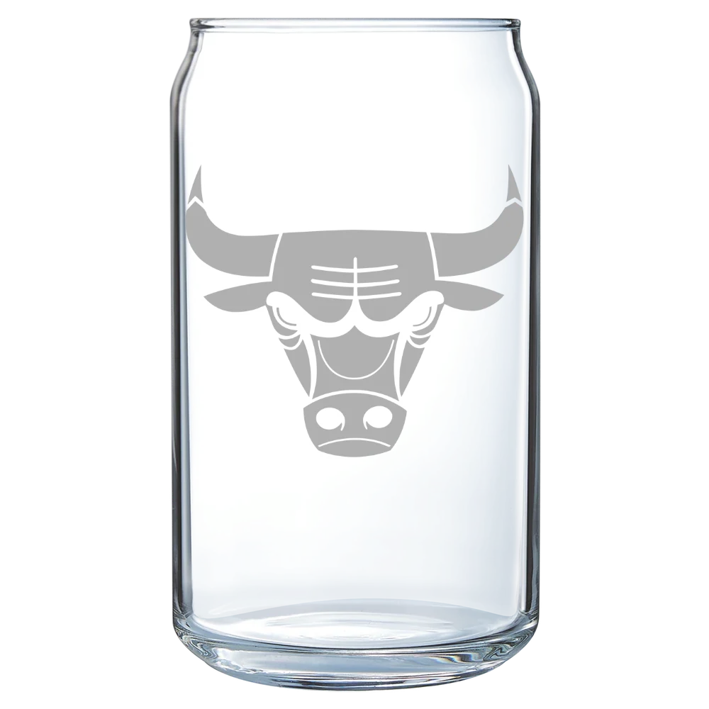 Chicago Bulls Polar Camel 16 oz. Can Glass