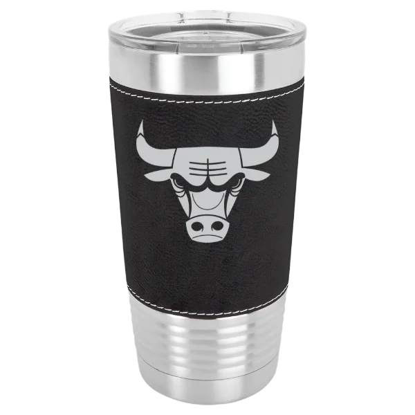 Chicago Bulls Polar Camel 20 oz. Leatherette Grip Tumbler with Standard Lid